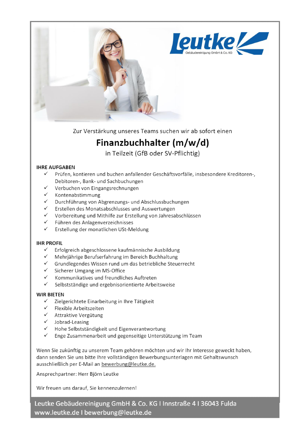 Finanzbuchhalter (m/w/d)