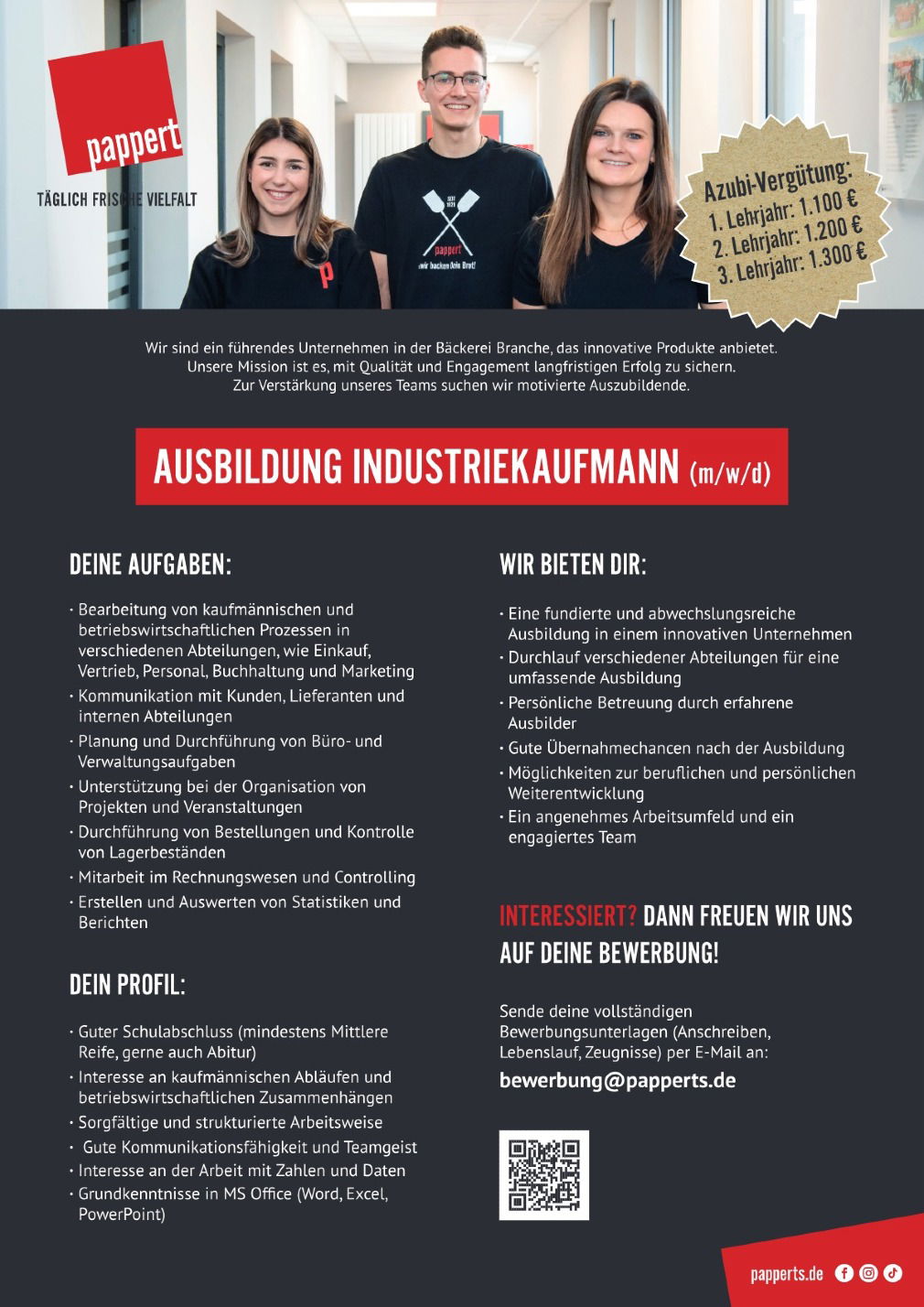 Ausbildung Industriekaufmann (m/w/d)