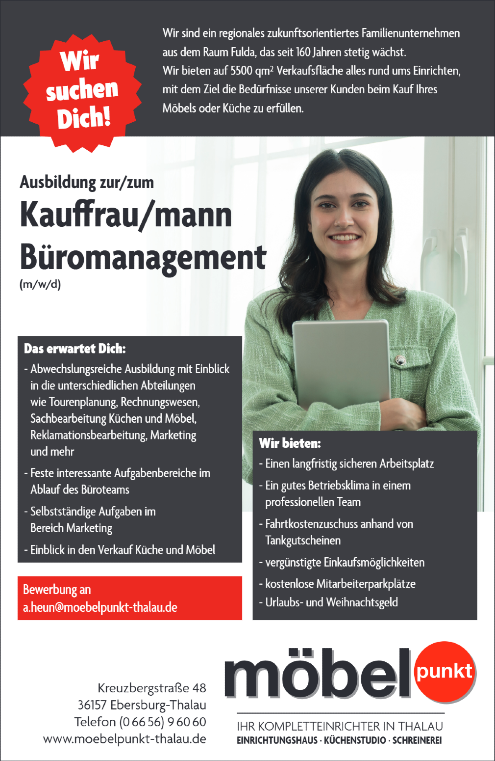 Kauffrau/mann Büromanagement (m/w/d) 