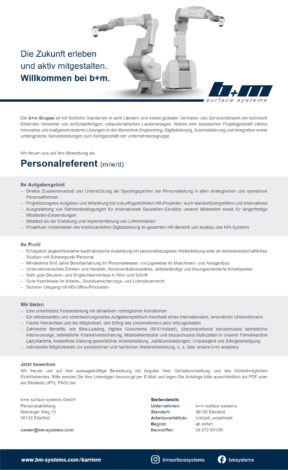 Personalreferent (m/w/d)