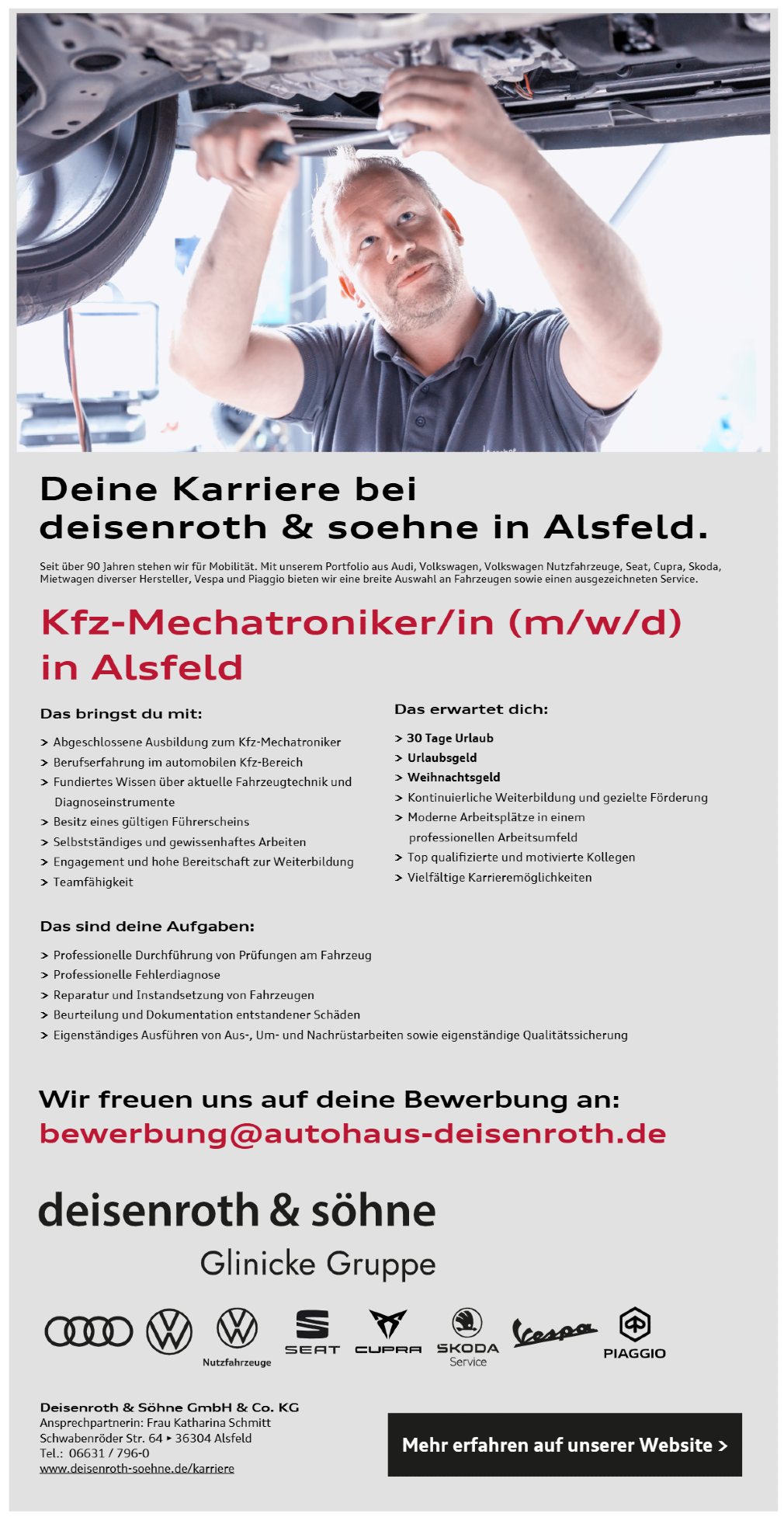 Kfz-Mechatroniker/in (m/w/d)