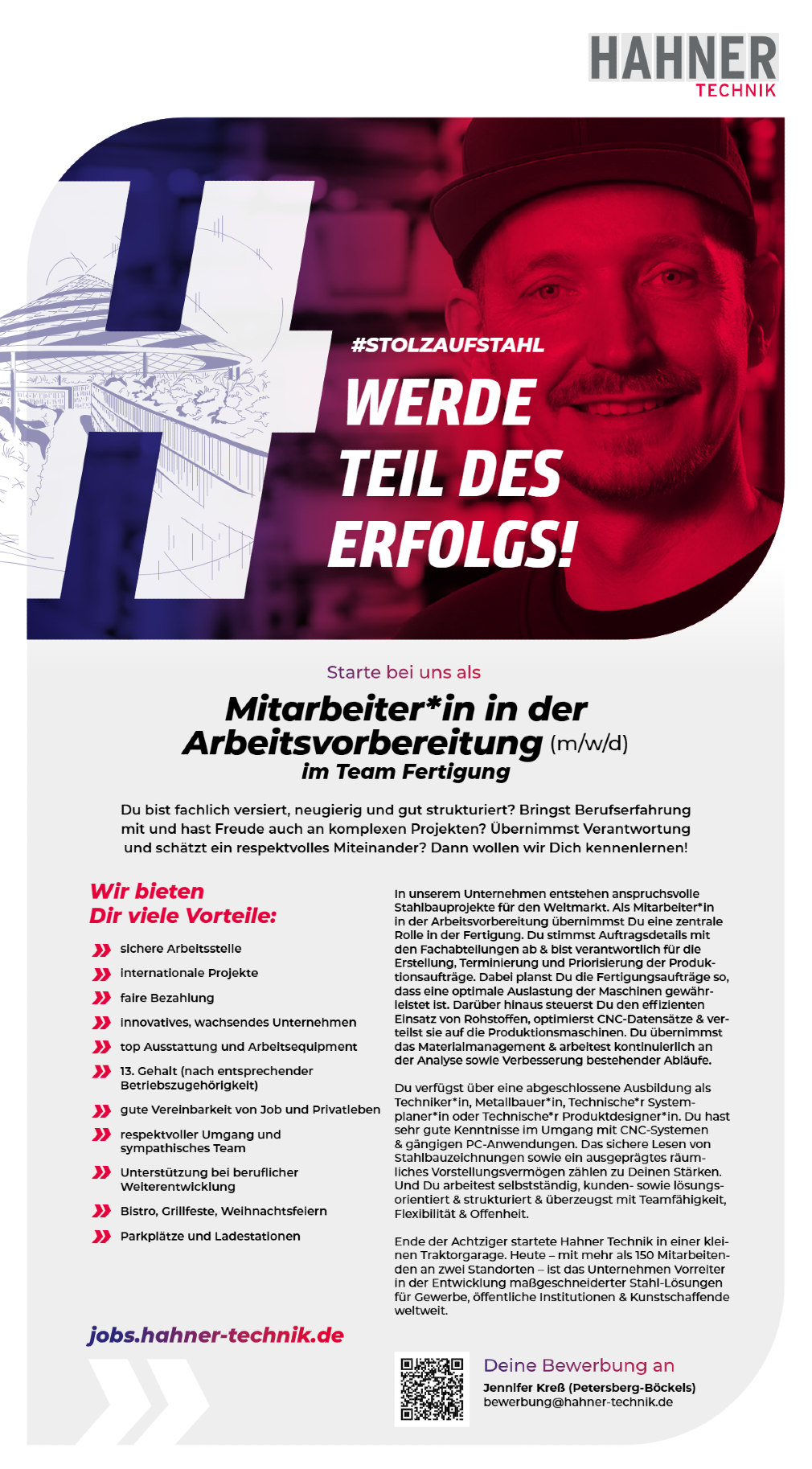 Mitarbeiter*in in der Arbeitsvorbereitung (m/w/d)