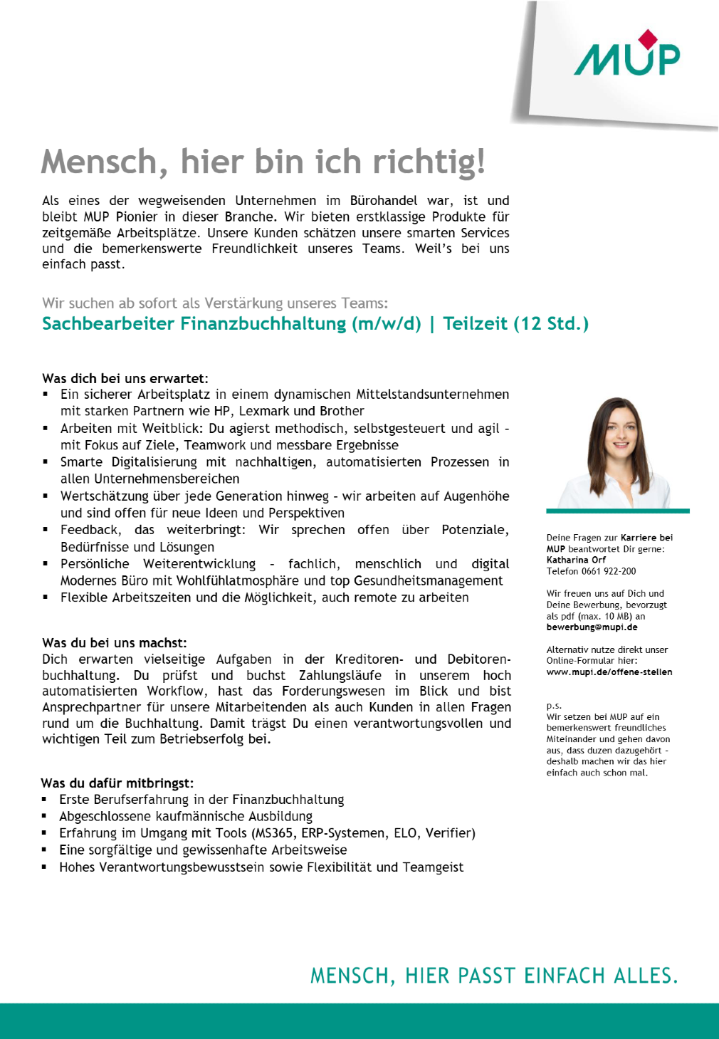 Sachbearbeiter Finanzbuchhaltung (m/w/d)