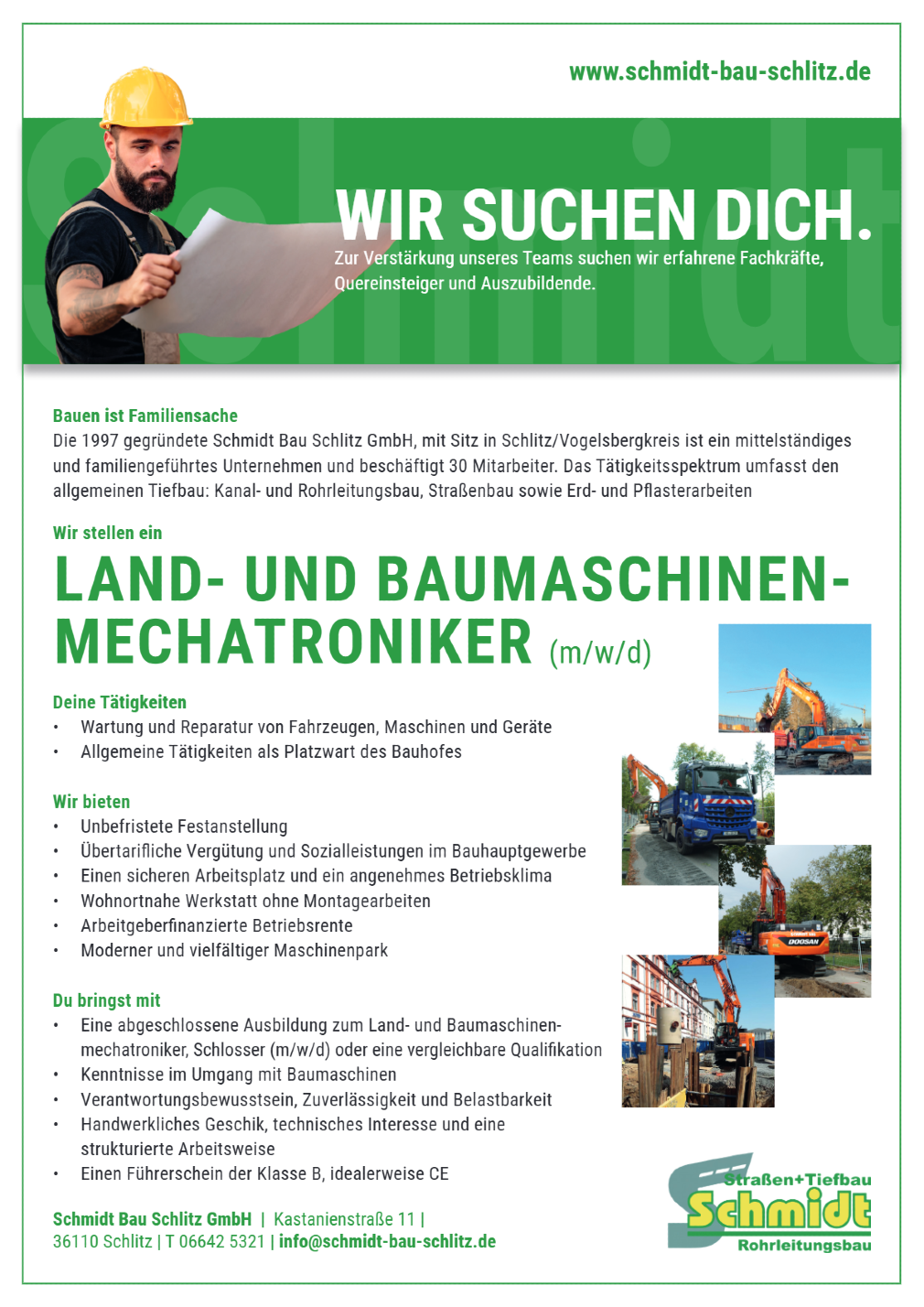 Land- und Baumaschinenmechatroniker (m/w/d)