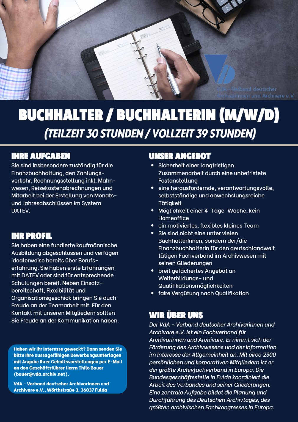 Buchhalter / Buchhalterin (m/w/d)