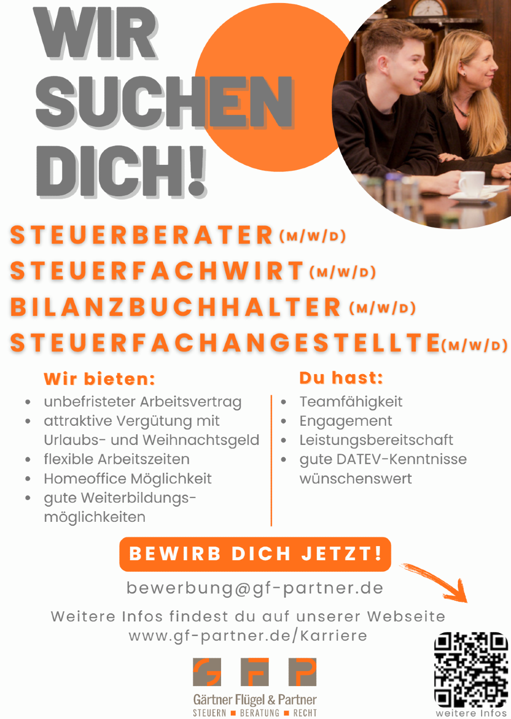 Steuerberater, Steuerfachwirt, Bilanzbuchhalter oder Steuerfachangestellter (m/w/d)