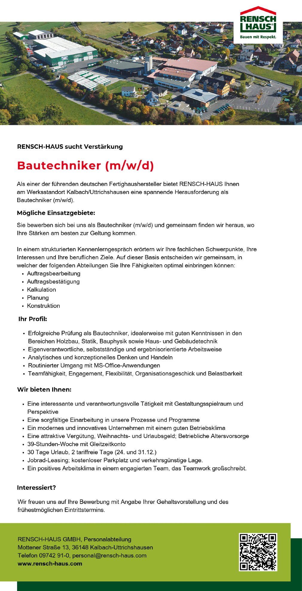 Bautechniker (m/w/d)