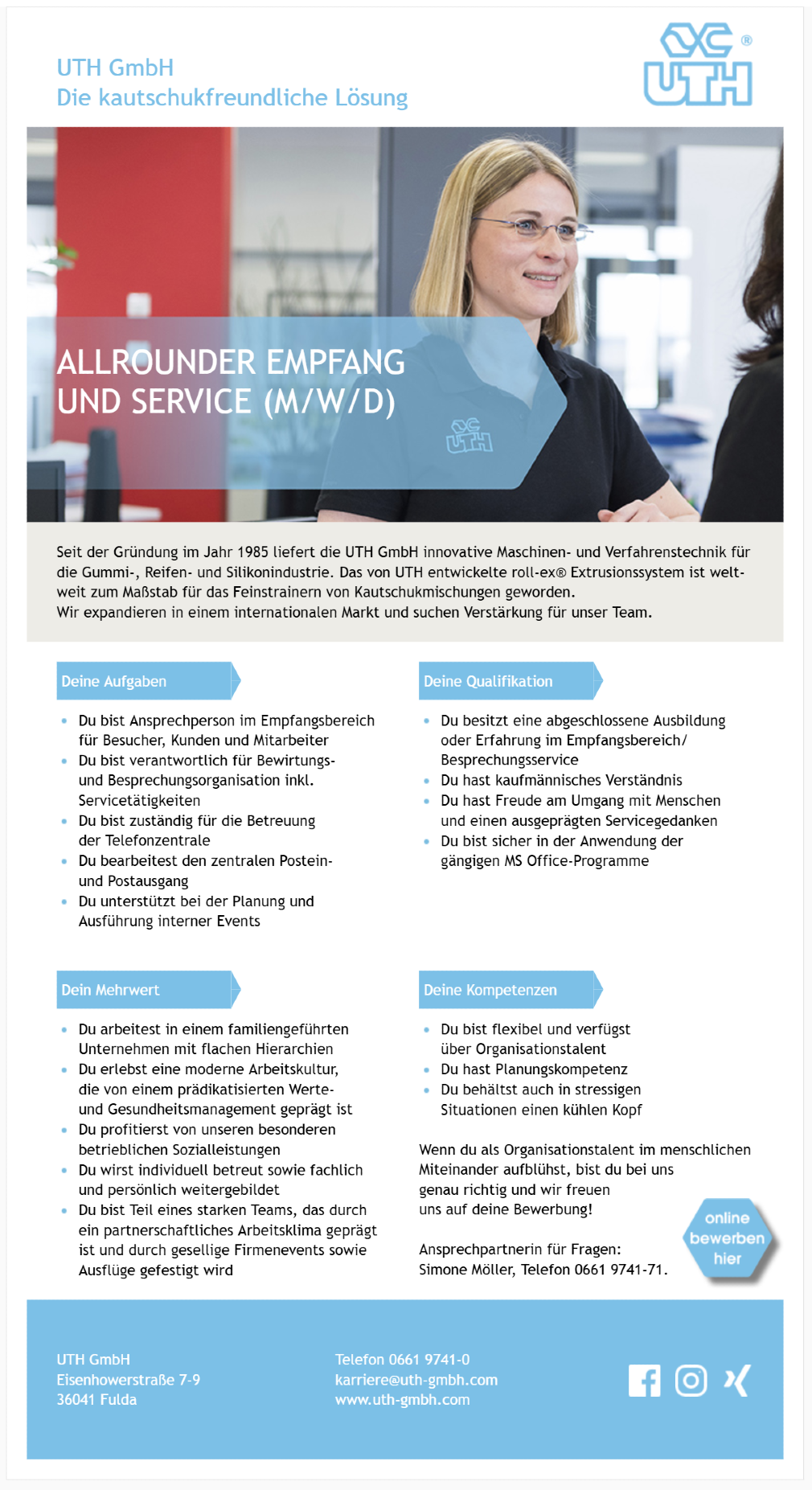 Allrounder Empfang & Service (m/w/d)