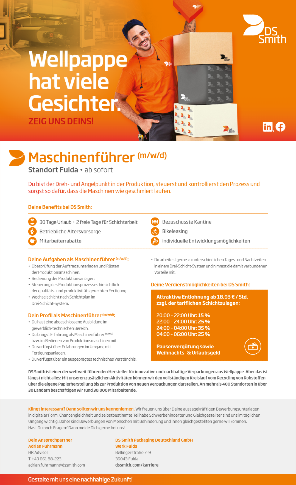 Maschinenführer (m/w/d) 