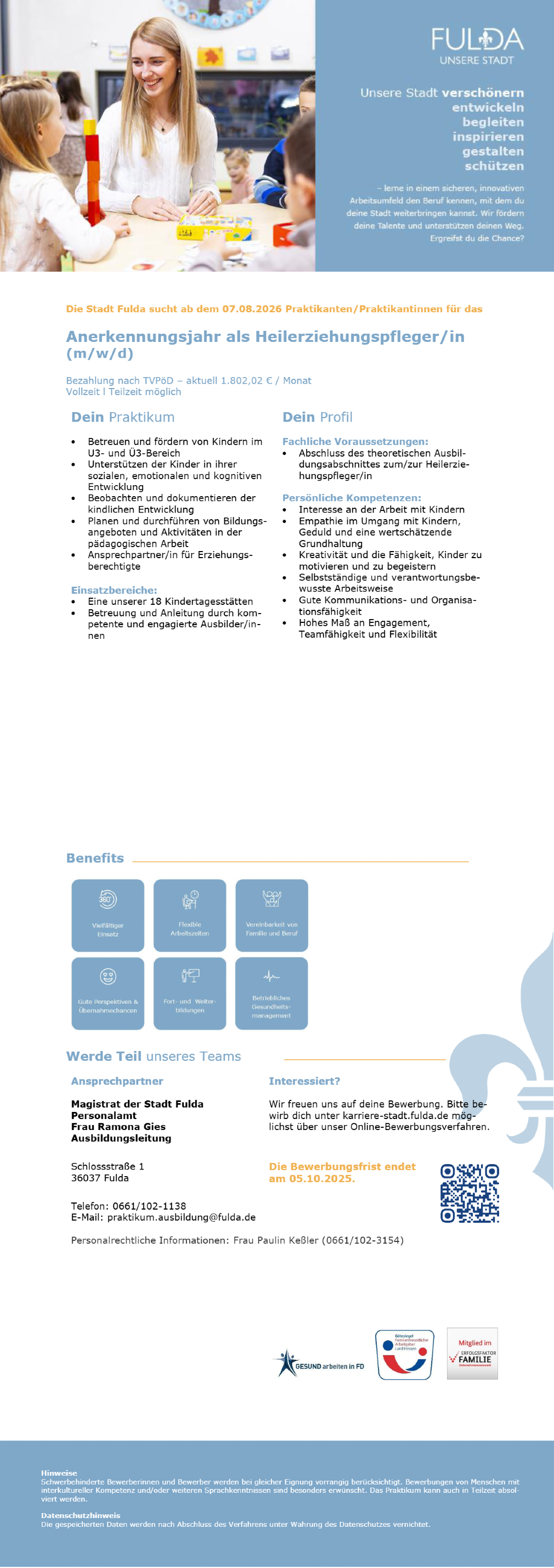 Anerkennungsjahr als Heilerziehungspfleger/in (m/w/d)