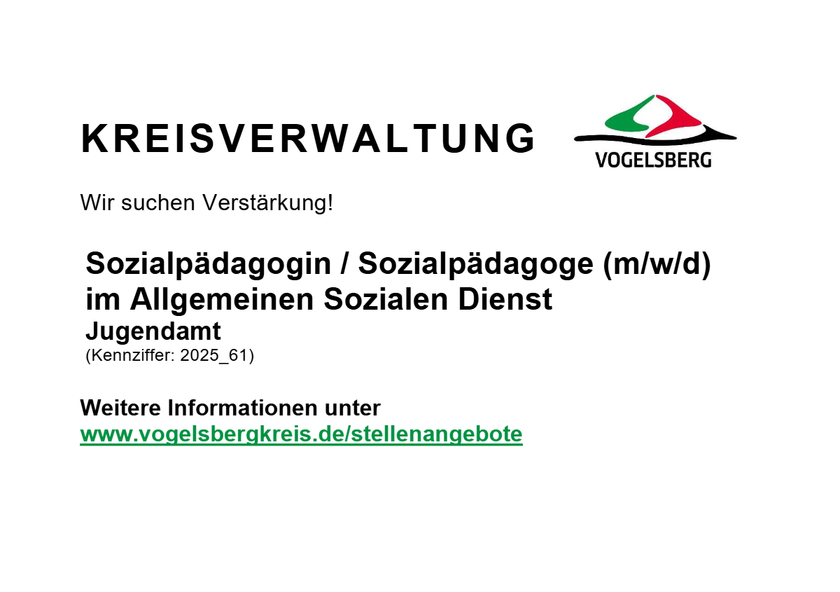 Sozialpädagogin / Sozialpädagoge (m/w/d)