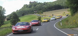 100 Ferrari mit 60.000 PS touren durch Vogelsberg & Rhön