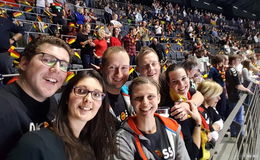 Großenlüderer Handball-Fans feiern begeisterndes DHB-Team