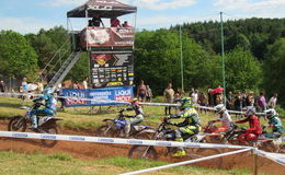 Motocross pur auf der Rennstrecke des MSC Meckbach