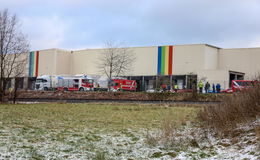 Feuerwehreinsatz auf Werksgelände in Welkers