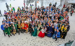 Gipfeltreffen der närrischen Tollitäten auf Hessens höchstem Berg (1)