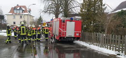 Feuerwehreinsatz wegen Heizungsbrand - Holzbank entzündet