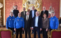 Caritas-Delegation aus Iwano-Frankiwsk zu Gast im Fuldaer Stadtschloss