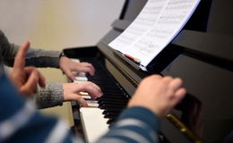 Schülerinnen und Schüler der Musikschule beim Regionalwettbewerb