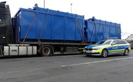 Überladener Lastzug: Autobahnpolizei beendete die Fahrt vorzeitig