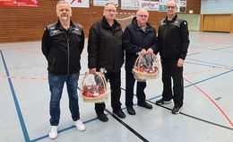 Handballförderverein verabschiedet Schiris Karl-Heinz Eisel/Dieter Landau