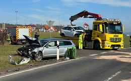 Auf Linksabbieger aufgefahren: Unfall bei Rudolphshan mit drei Fahrzeugen