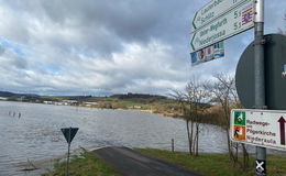 Tauwetter lässt Pegelstände steigen - Hochwasser-Gefahr präsent