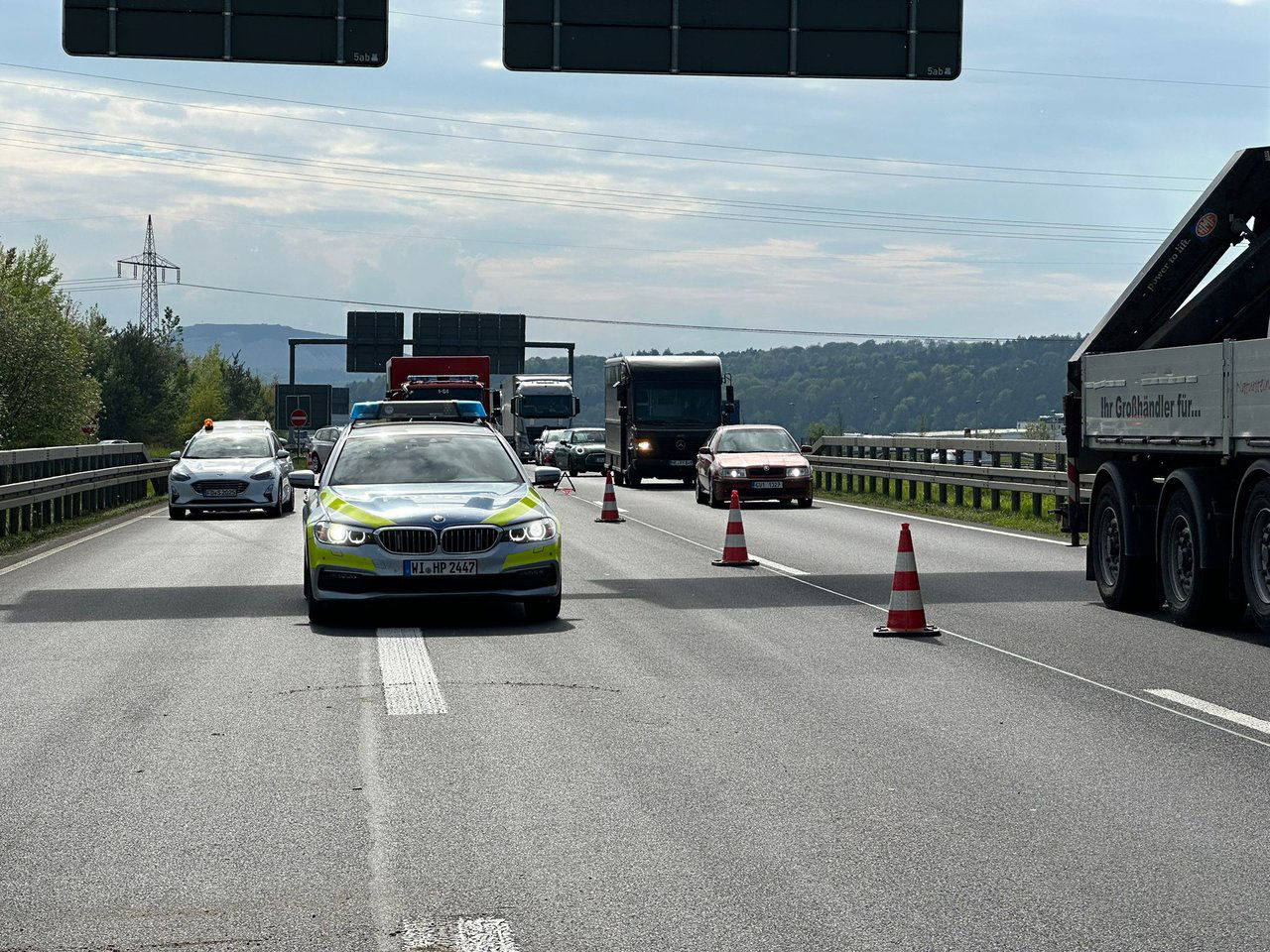 Nach Unfall Auf Der A66: Es Staut Sich Zurück Bis Nach Neuhof ...