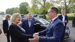 Nancy Faeser (SPD) besucht Bundespolizei-Standort in Rotenburg