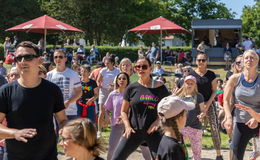 Zumba Party auf der LGS: Einiges los bei Inna, Katharina und Mehtap