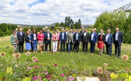 Mitten in der Blumenschau: Landesregierung mit MP Rhein tagt auf der LGS