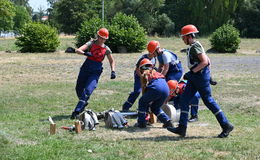 Jugendfeuerwehr Kreisentscheid bei sommerlichen Temperaturen