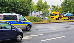 Zwei Pkw stoßen am Morgen in der Fuldaer Bardostraße aufeinander