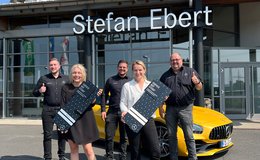 Die Stefan Ebert GmbH aus Burghaun erhält Mercedes-Benz Auszeichnung