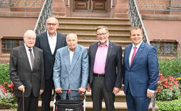 64 Jahre Amtszeit im Rathaus: Altbürgermeisterempfang im Rathaussaal