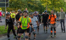 Bei herrlichem Sommerwetter war am Abend viel los bei der Skate-Night