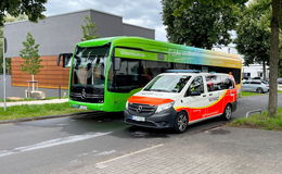 Elektro-Stadtbus muss abgeschleppt werden