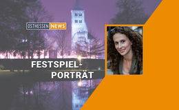 Maria Mucha, die Junia in "Jesus Christ Superstar" auf der Festspielbühne