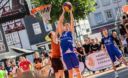 Großartige Atmosphäre und bestes Wetter beim 3x3-Basketball-Weekend