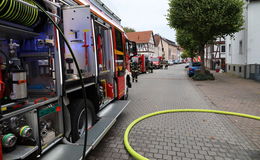 Feuerwehreinsatz wegen brennendem Kinderwagen