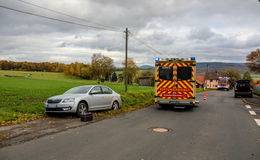 Unfall in Uttrichshausen - ein Mann verletzt