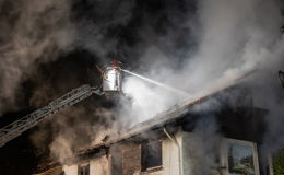 Brand eines Wohnhauses in Unterreichenbach - Hausbewohner leicht verletzt
