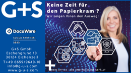 G+S GmbH unterstützt DocuWare bei der Digitalisierung