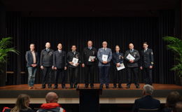 Auszeichnung verdienter Mitglieder aus Brand- und Katastrophenschutz