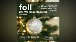 Indoor-Weihnachtsmarkt am 25.11.2023