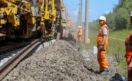 Bald geht es wieder schneller vorwärts: 163 Kilometer Gleis erneuert