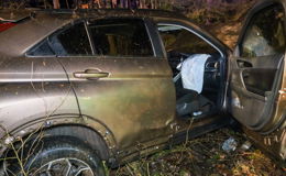 Unfall im Michelsrombacher Wald: Auto von der Landstraße abgekommen