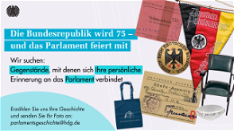 Bundestag und Haus der Geschichte: 75 Jahre Parlamentsgeschichte