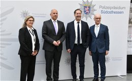 Hessens Innenminister Roman Poseck besuchte Polizeipräsidium Südosthessen