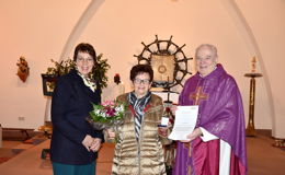 Elisabeth-Medaille des Bistums Fulda für Christa Reinhardt